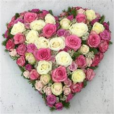 Cherished Rose Heart