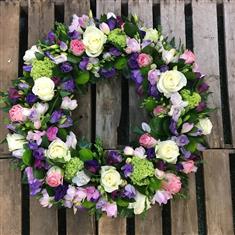 Country Garden Tribute Wreath