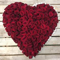 Ever True Rose Heart (Choose Colour)