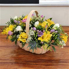 Freesia Meadow Basket