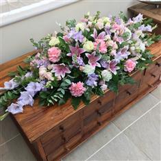 Lilac Meadows Casket Spray