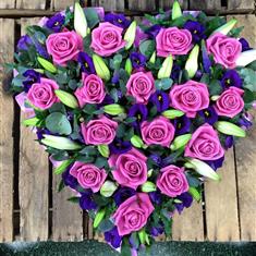 Lilac Rose Heart