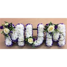 Mum Letter Tribute in Lavender
