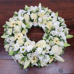 White Eternity Wreath